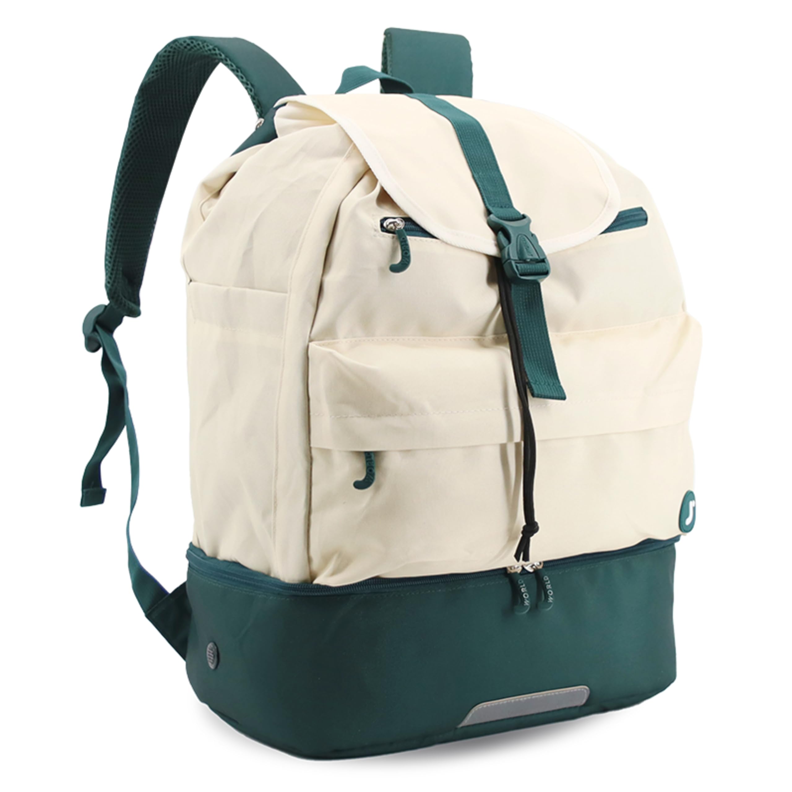 J World Ace 2 Racket Tennis Backpack for Women Men. Badminton Squash Pickleball Bag. Kids Sports Gym Bag w/Shoe Compartment - Image 9