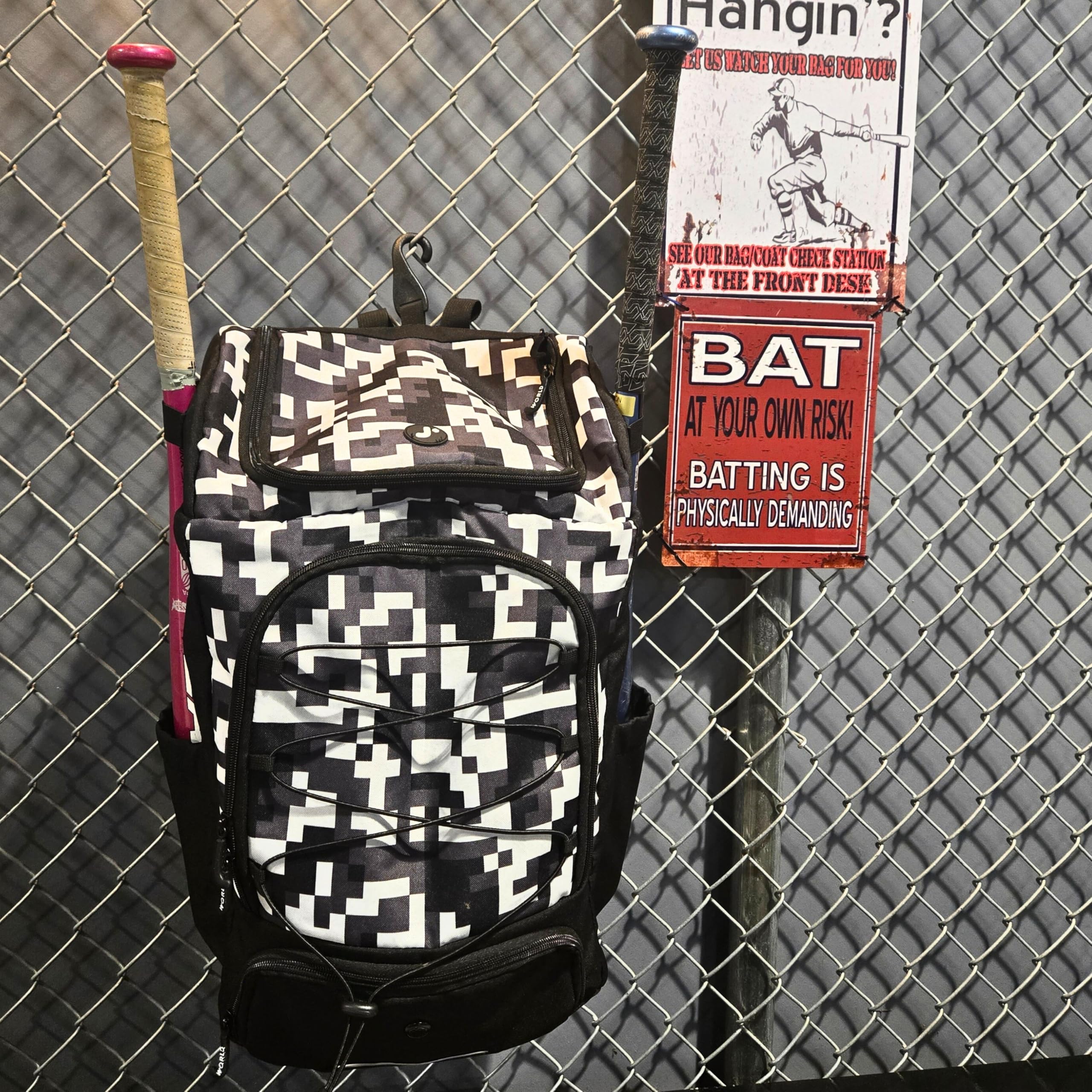 J World Athlete Sports Ball & Baseball Bag. Soccer Volleyball Basketball Backpack Women Men. Kids Softball Bat Bag Girls Boys - Image 7