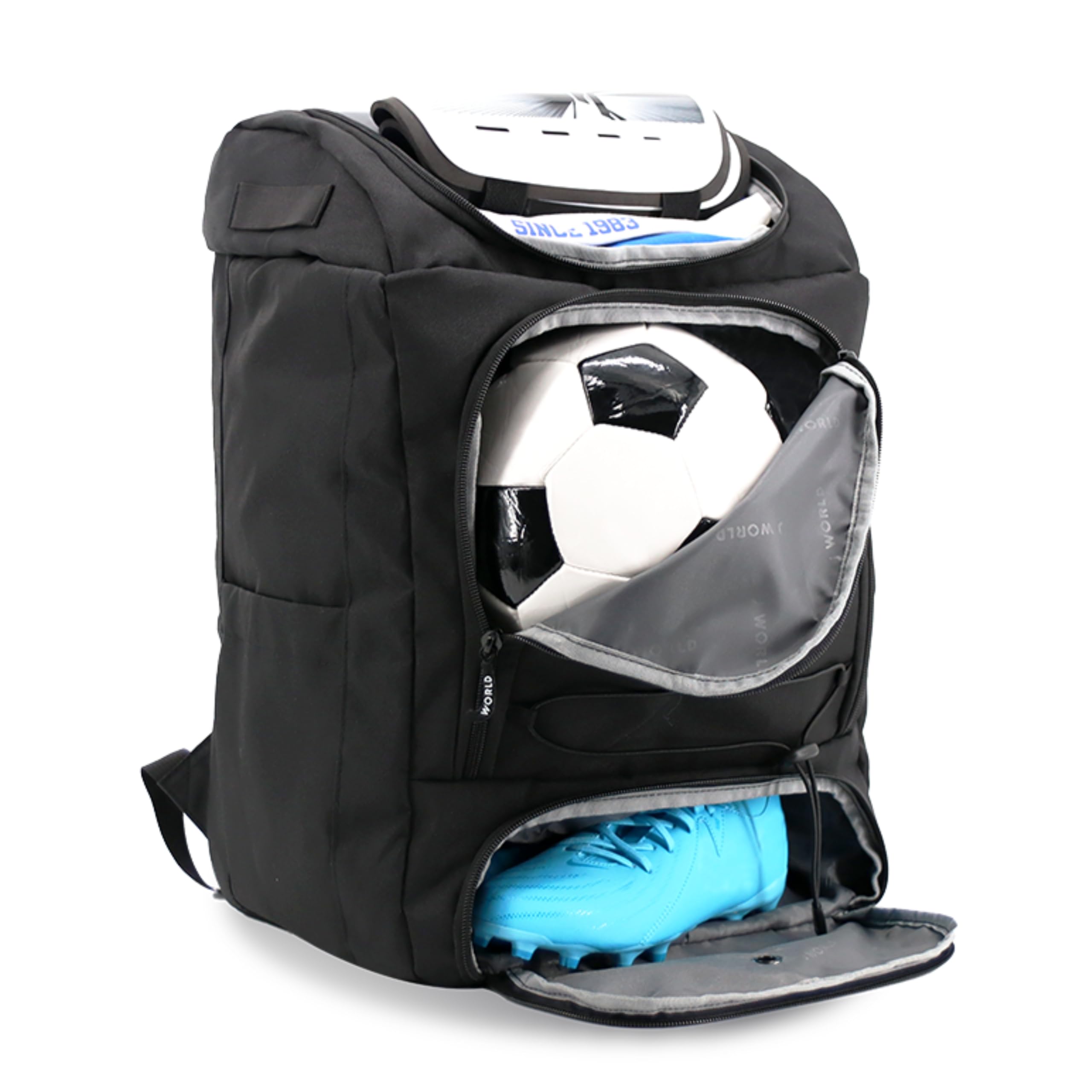J World Athlete Sports Ball & Baseball Bag. Soccer Volleyball Basketball Backpack Women Men. Kids Softball Bat Bag Girls Boys - Image 9