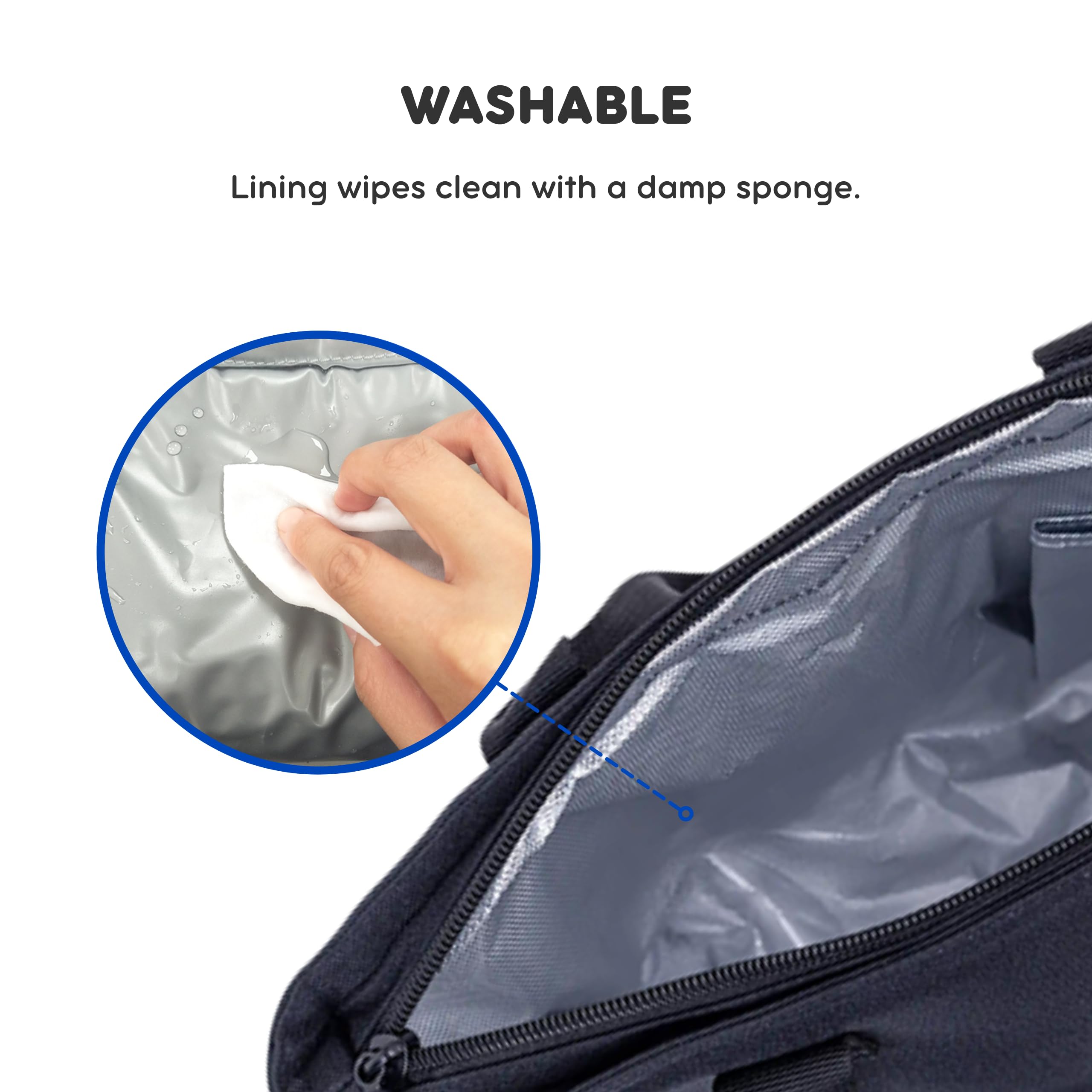 J World Lola Lunch Tote Bag Insulated Lunch-Box for Women & Teen Girls - Image 6