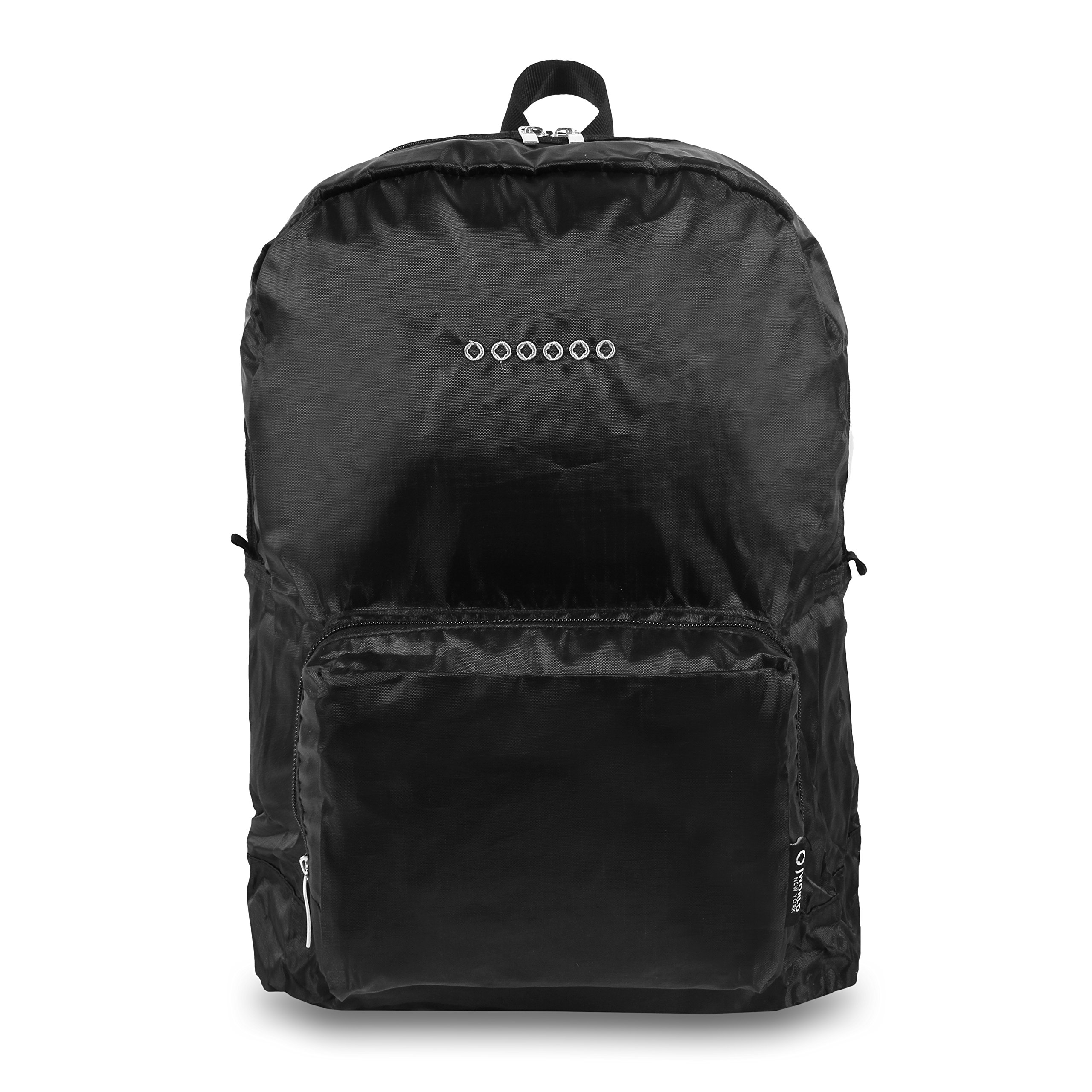 J World New York Buena Folding Backpack, Black - Image 5
