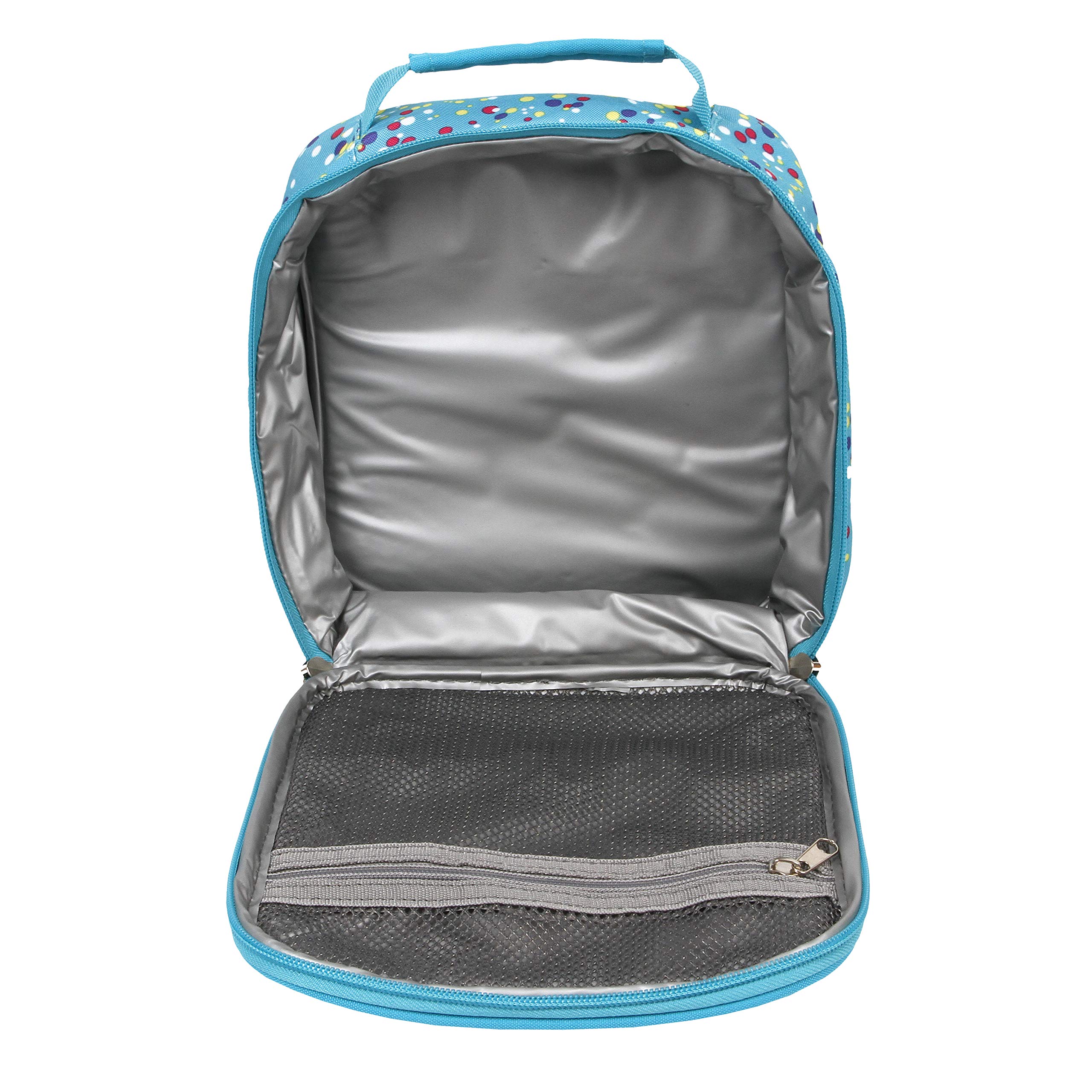 J World New York Kids' Duo Rolling Backpack with Lunch Box Set, COLOR DOTS, One size - Image 7