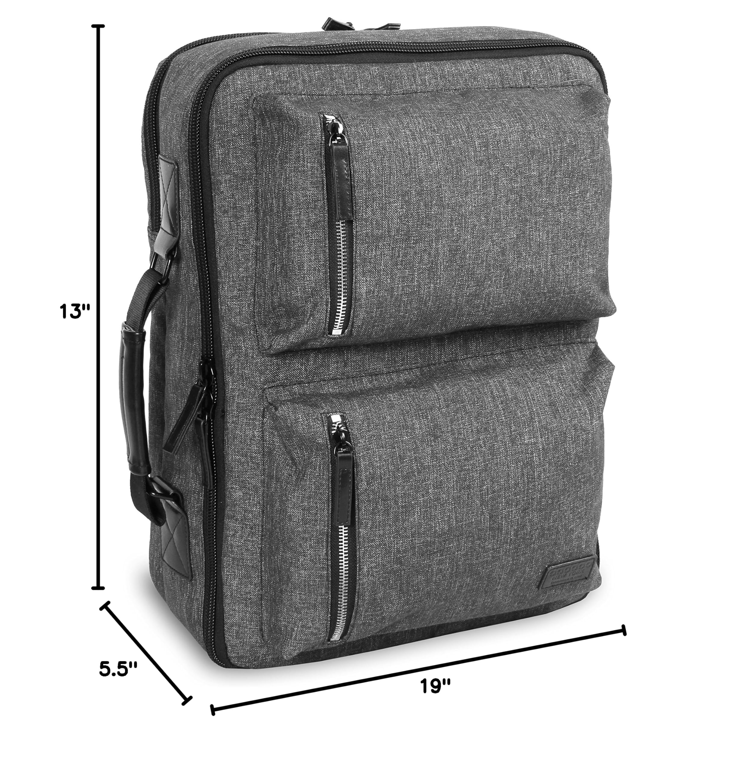 J World New York Station Convertible Laptop Backpack - Image 9