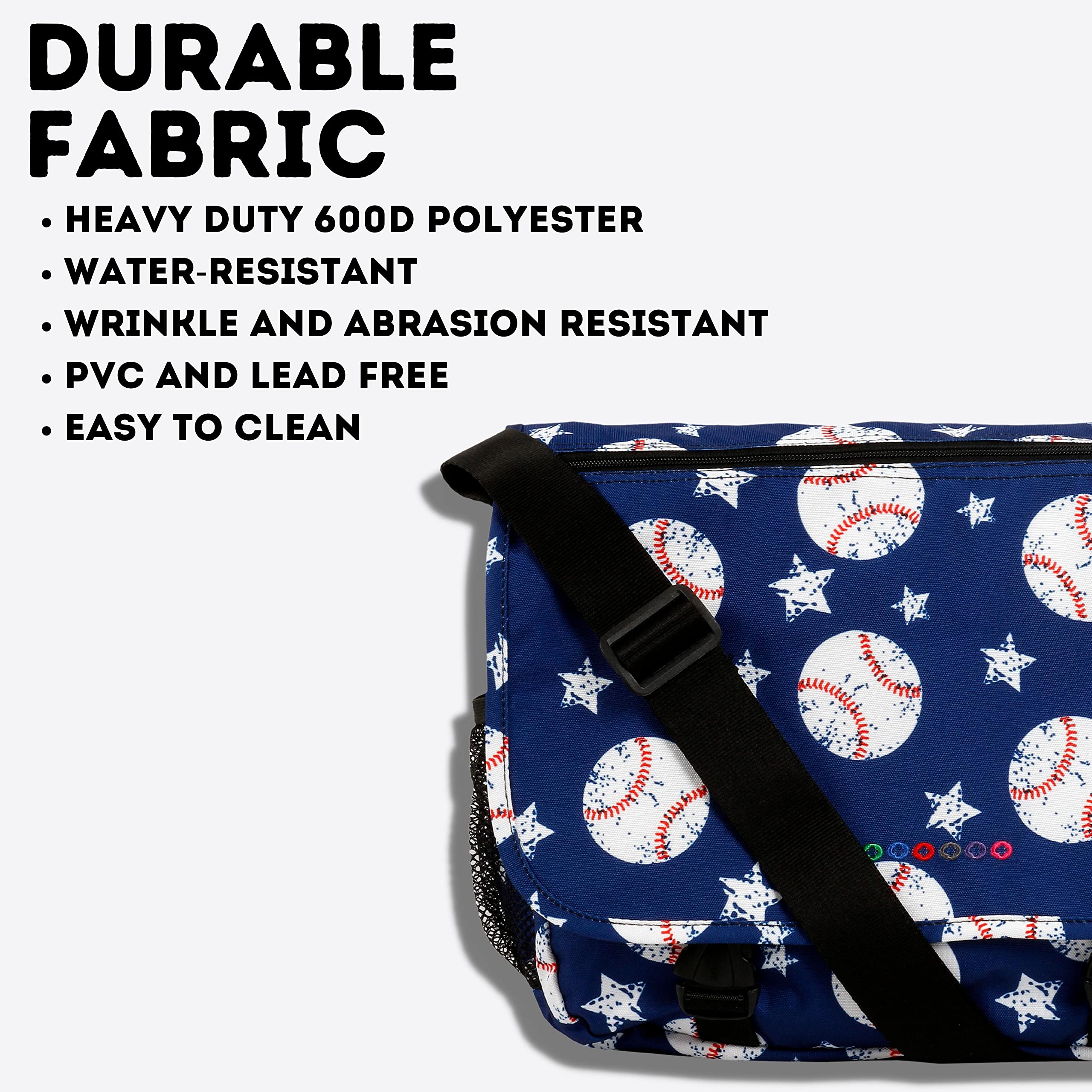 J World New York Terry Messenger Bag for Women Girls School Kids - Image 3