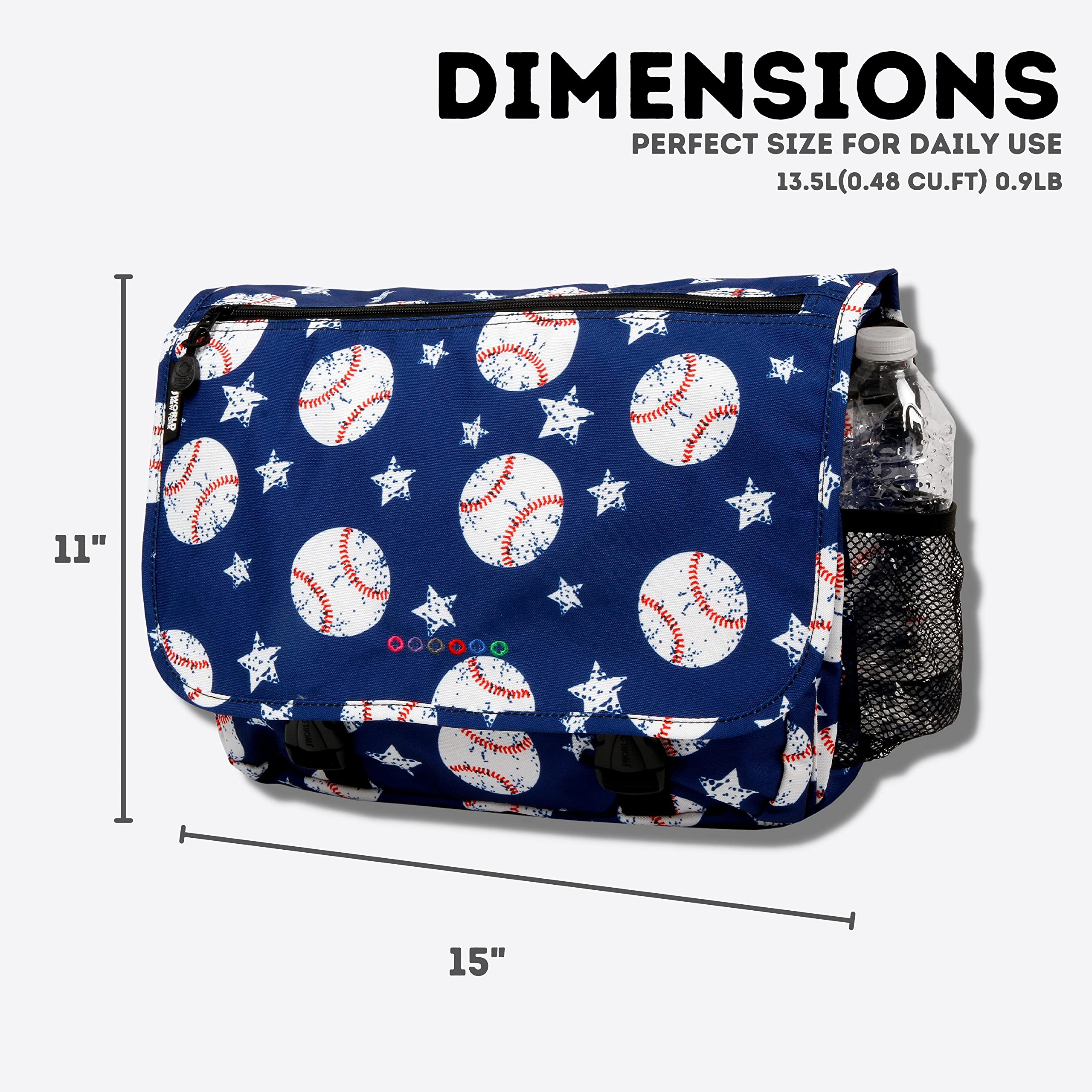 J World New York Terry Messenger Bag for Women Girls School Kids - Image 6