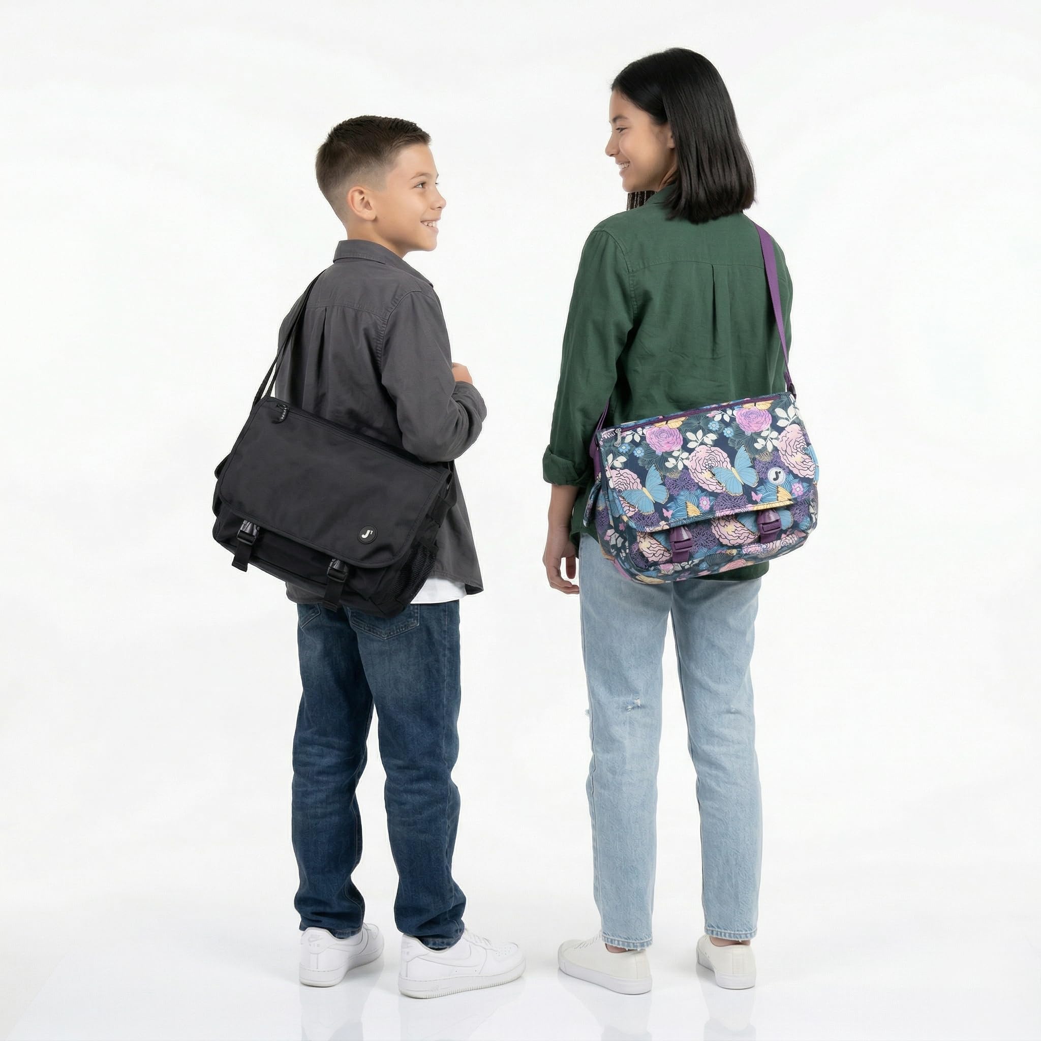 J World New York Terry Messenger Bag for Women Girls School Kids - Image 7