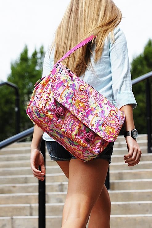 J World New York Terry Messenger Bag for Women Girls School Kids - Image 8