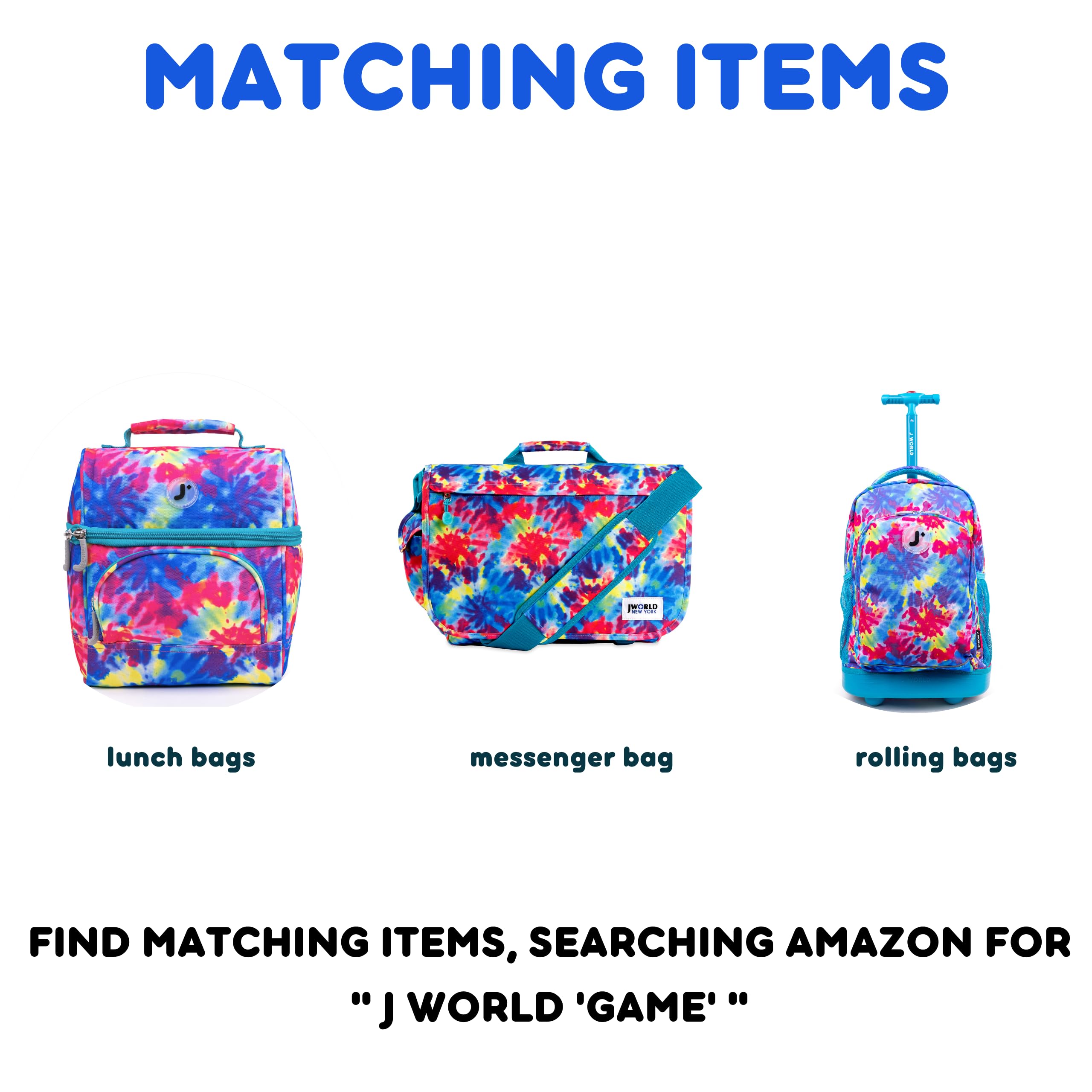 J World Sunny Rolling Backpack for Kids. Roller Bag With Wheels, Game - Image 9