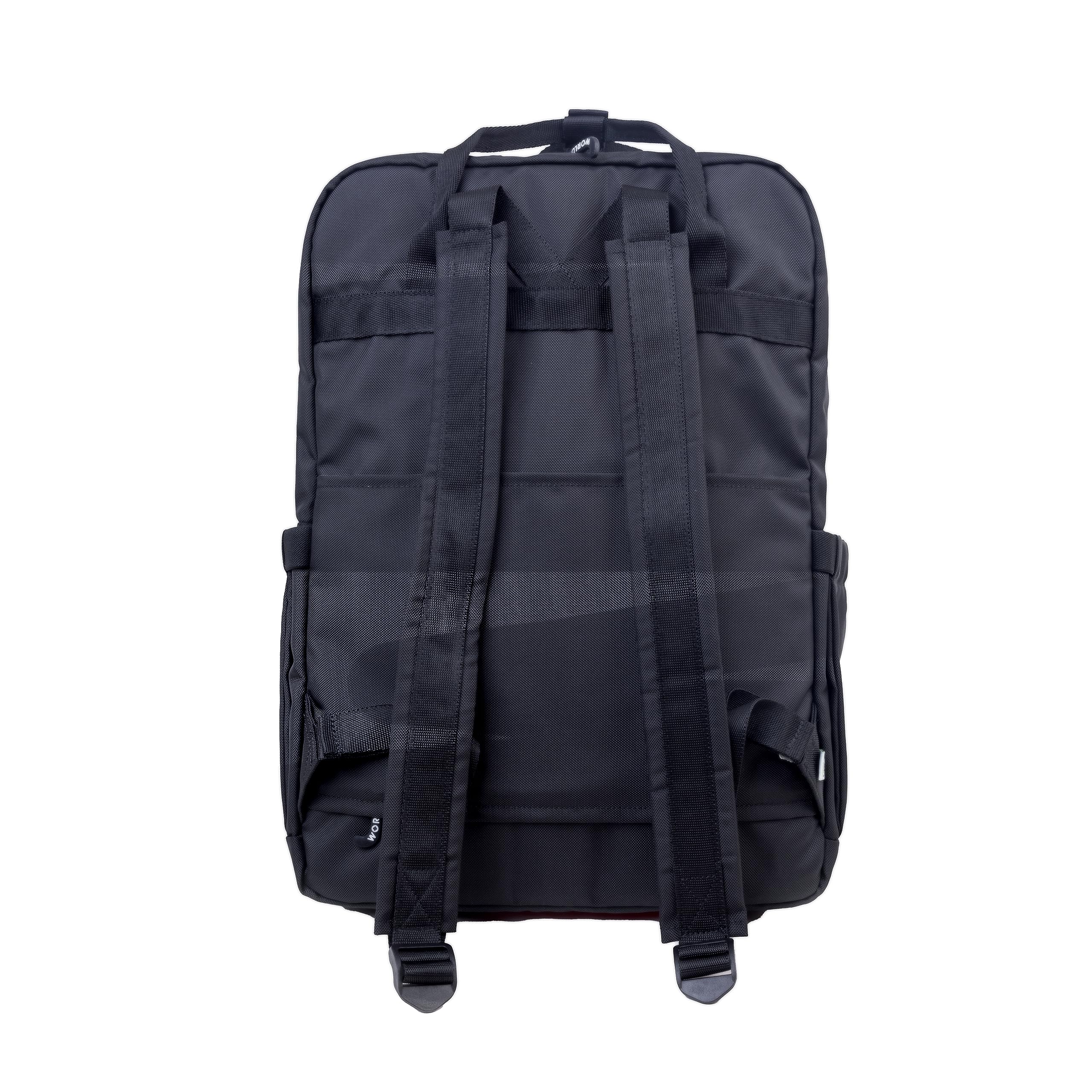 J World Timo Backpack for Teen Kids and Adults. Student Laptop Bookbag, Black - Image 3